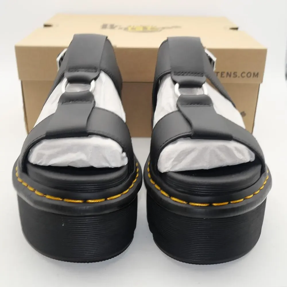 NEW Dr. Martens Platform Sandals Francis Leather Strap Retro Women's 8 - Picture 9 of 14